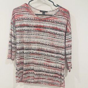 NWT XXI Forever 21 Knit 3/4 Sleeve Shirt Size Small S